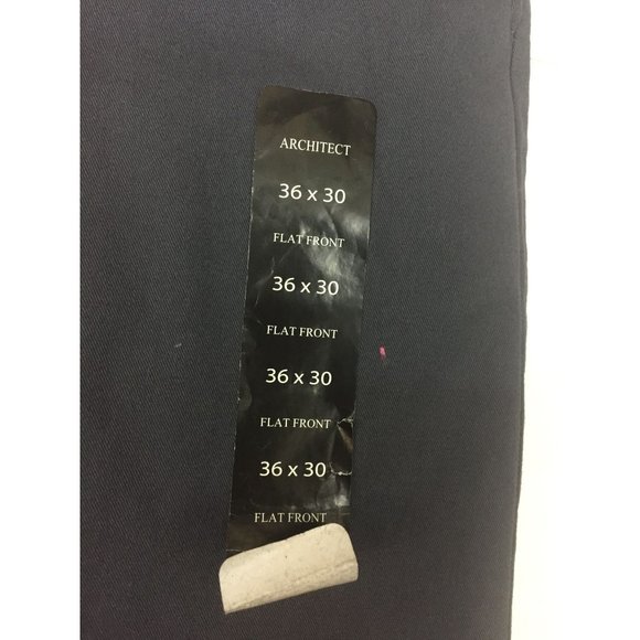 Architect Mens Dress Pants New Size 36x30 Charcoal Gray Pockets Zip Up Button Fl - Picture 7 of 15